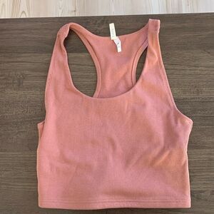 Size medium pact cropped tank mauve